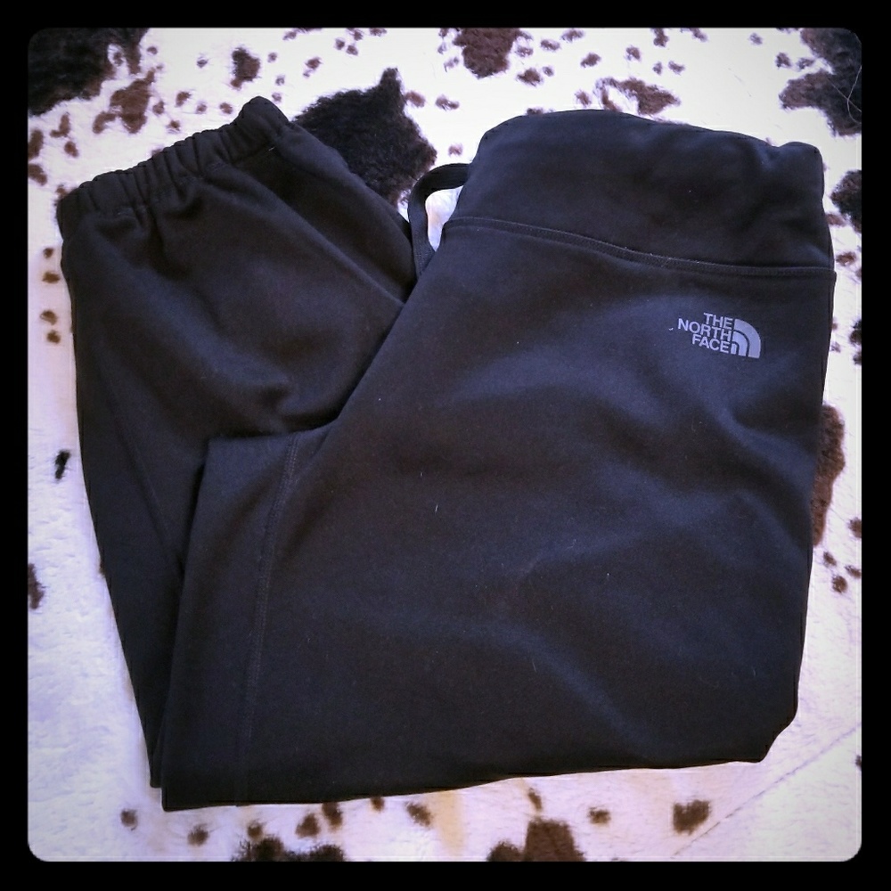 North Face sweat crops.